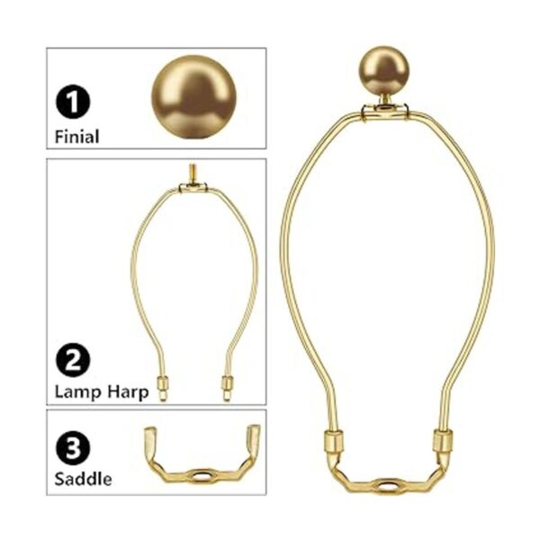 goldblue Soporte de arpa desmontable de 8 pulgadas_2