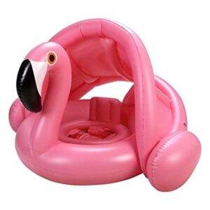 Flotador de piscina para bebés con toldo anillo de