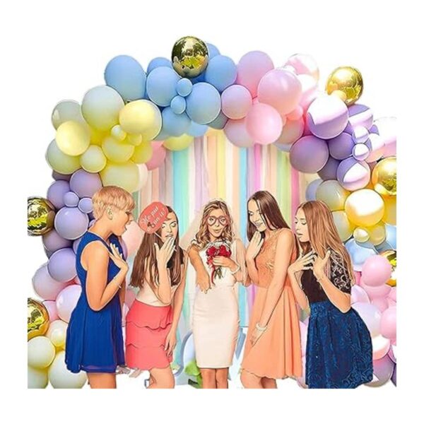 Kit de arco de guirnalda de globos pastel 129 globos de_4