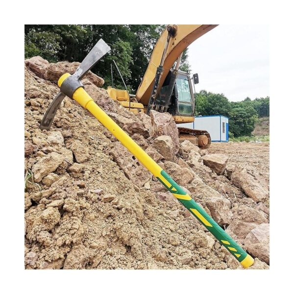 glorousamc Cortador Mattock hacha de púas resistente de