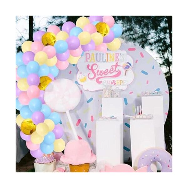 Kit de arco de guirnalda de globos pastel 129 globos de_6
