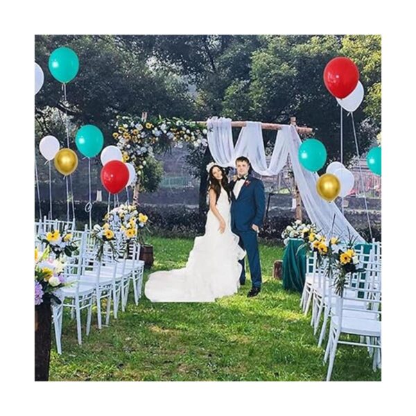 Kit de arco de guirnalda de globos de color rojo verde