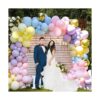 Kit de arco de guirnalda de globos pastel 129 globos de_5