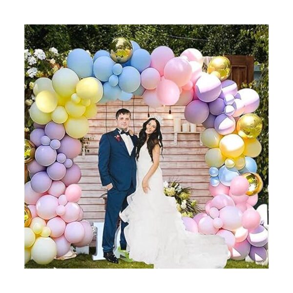 Kit de arco de guirnalda de globos pastel 129 globos de_5