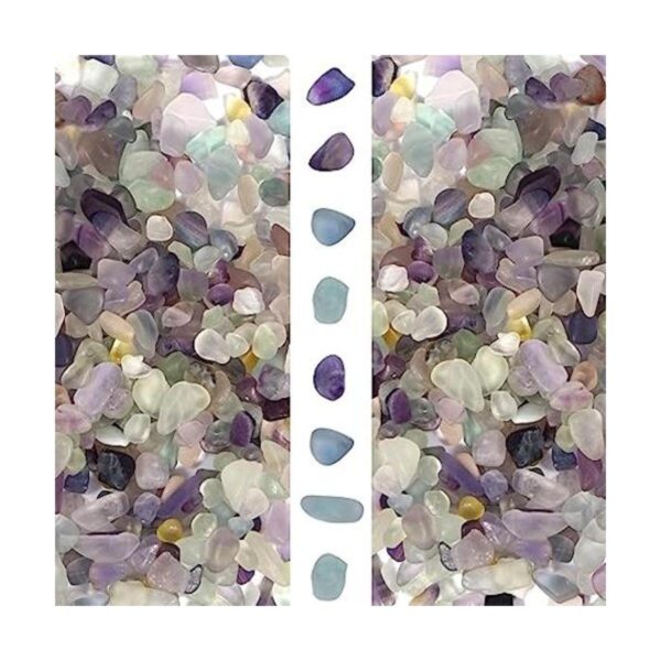 gemshan 2lb Rose Quartz Chips Natural Crushed Crystal Chip_1