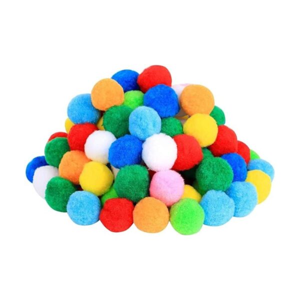 Pompones surtidos muy grandes para decoración de