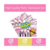Juego de vajilla de 96 piezas con temática de Super Girl_3