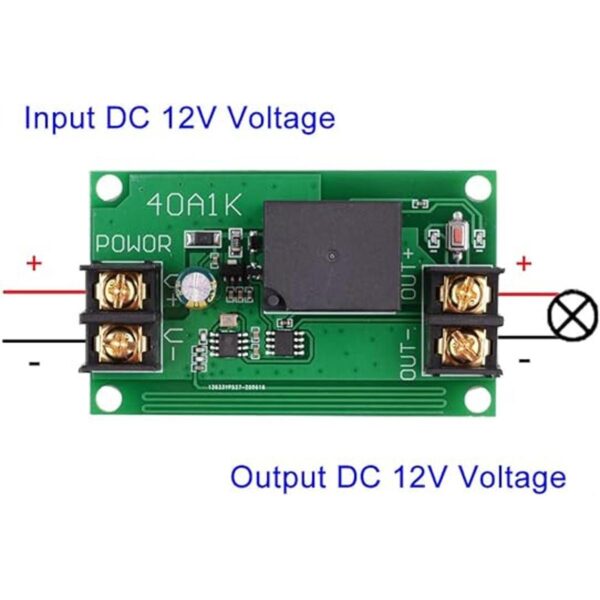Interruptor de control remoto de relé CC de 12 V y 40 A_5