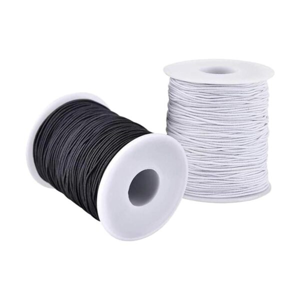 Cuerda elástica para pulseras 2 rollos de 0.039 pulgadas