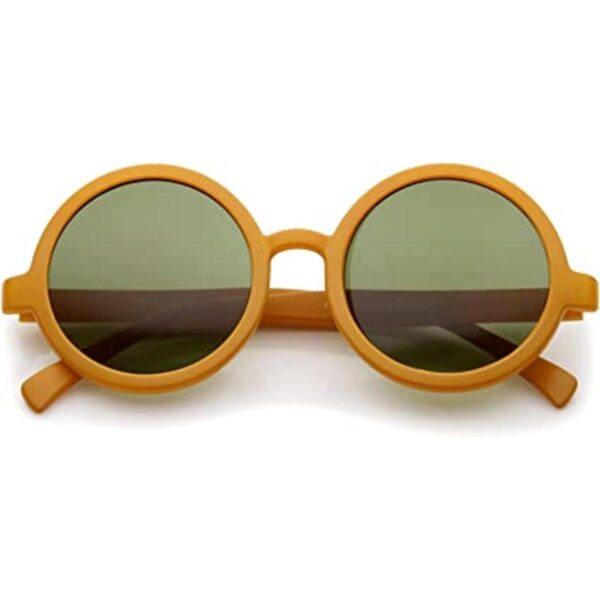 Lentes de sol retro redondos de moda para mujer UV400_1