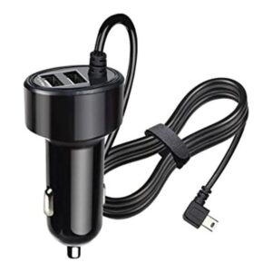 Adaptador de cargador de coche para Garmin Nuvi cable de