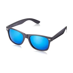 zeroUV zv8025 Retro Negro Mate Horned Rim Flash Colored_1