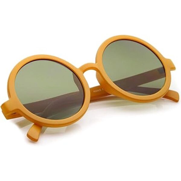 Lentes de sol retro redondos de moda para mujer UV400_5