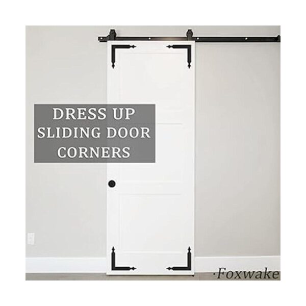 Foxwake Soporte decorativo de esquina para puerta de