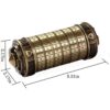 Cryptex Caja de rompecabezas con código Da Vinci para_2