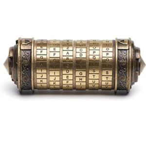 Cryptex Caja de rompecabezas con código Da Vinci para_1