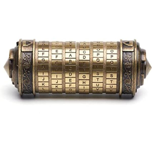 Cryptex Caja de rompecabezas con código Da Vinci para_1