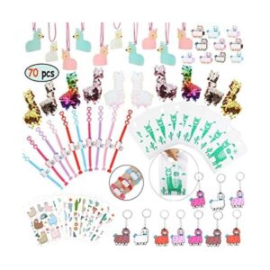Llama Party Favors Supplies Llama Pulsera Anillo Collar_1