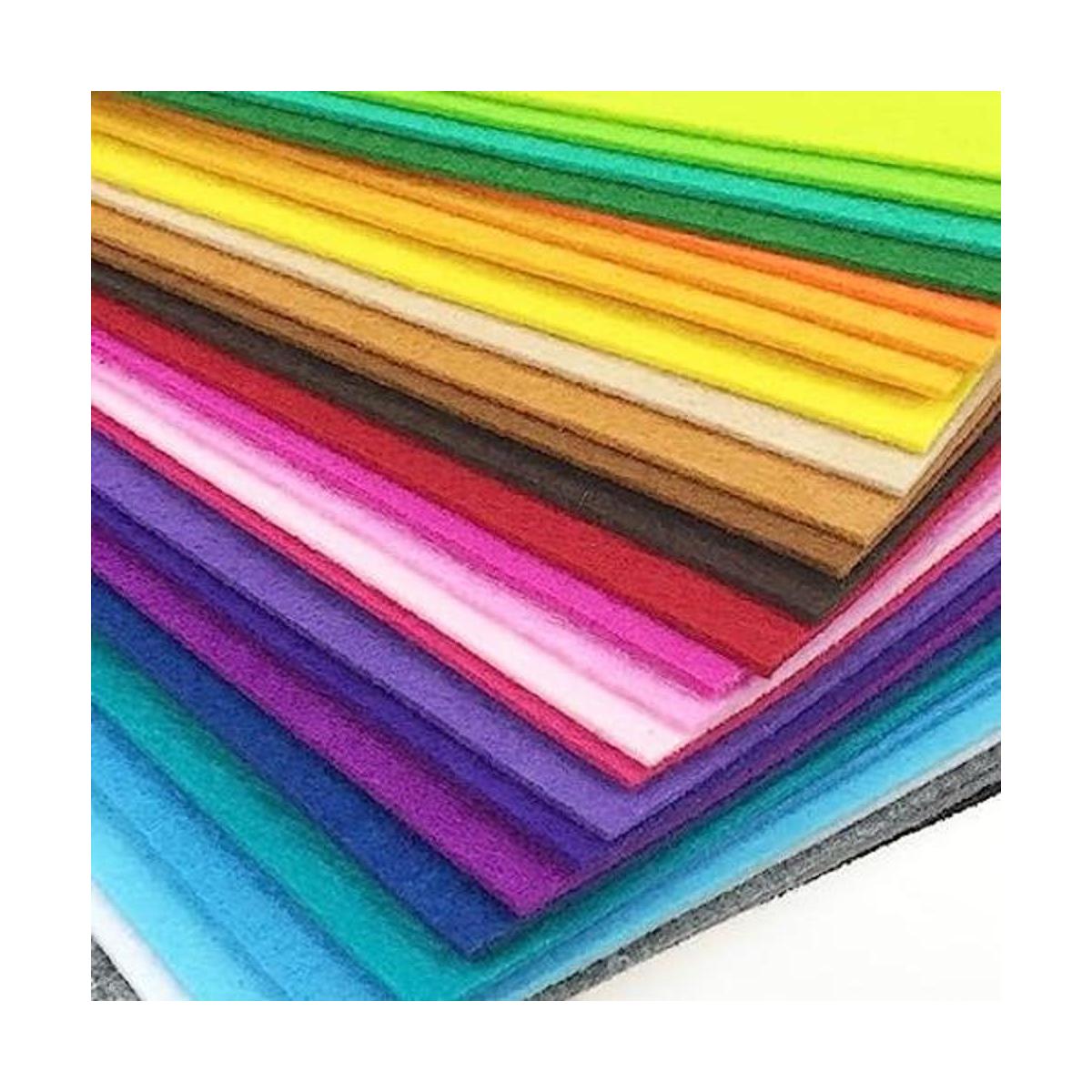 flicflac 28 hojas de fieltro sólido de 0.079 in de grosor