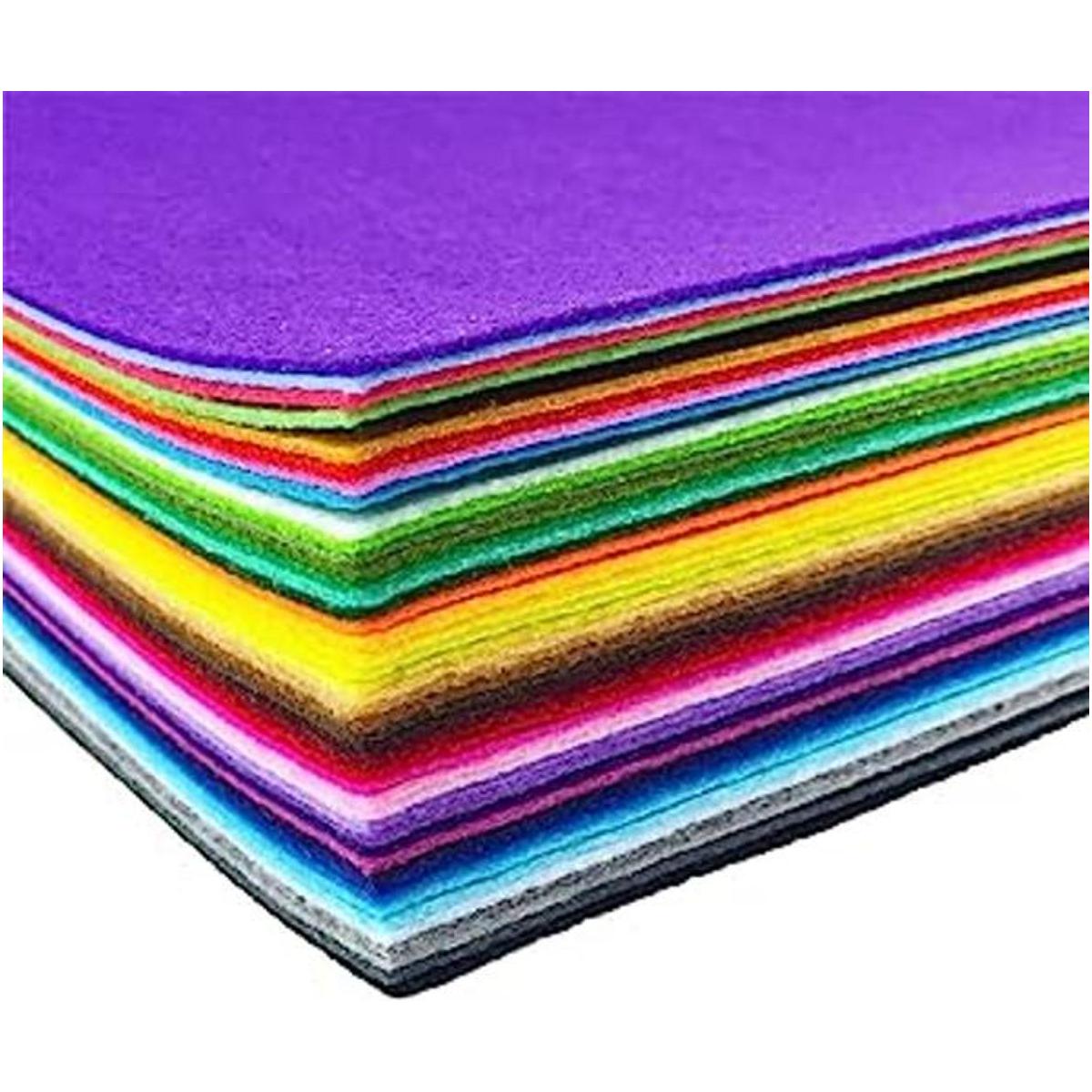 FlicFlac 44PCS88PCS hojas de tela de fieltro colores