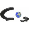 Globo giratorio flotante con luces LED forma C de
