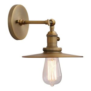 Phansthy Aplique de pared industrial de 1 luz con acabado_1