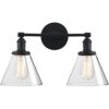 Phansthy Lámpara de pared industrial de 2 luces de pared_1