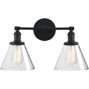 Phansthy Lámpara de pared industrial de 2 luces de pared_1