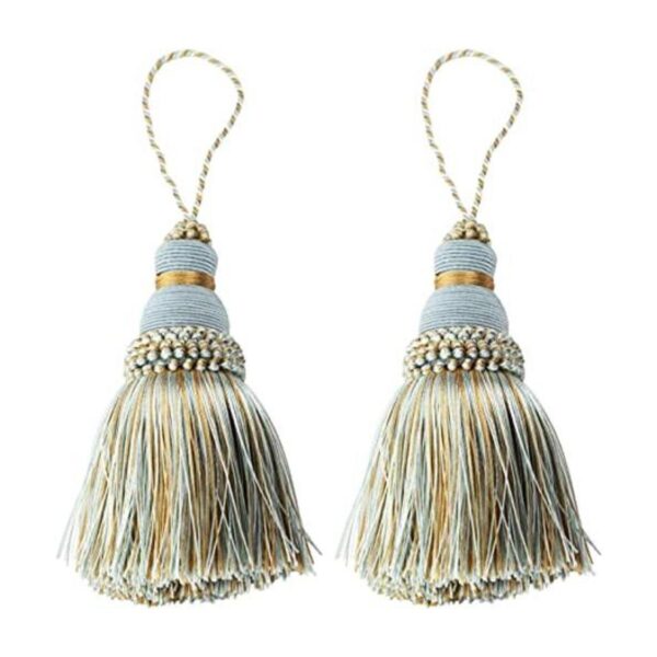 Fenghuangwu Borla colorida borla para llaves accesorios_1