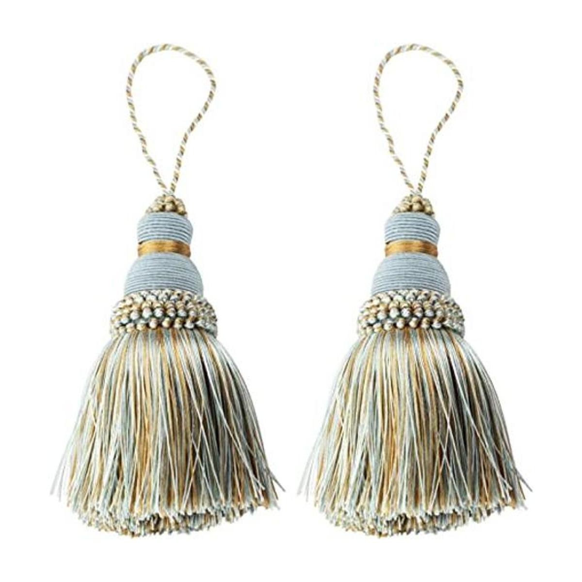 Fenghuangwu Borla colorida borla para llaves accesorios