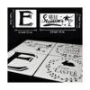 Plantillas de letras de bienvenida para pintar sobre