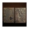 Cuaderno de escritura en relieve de dragón 3D con juego de_4