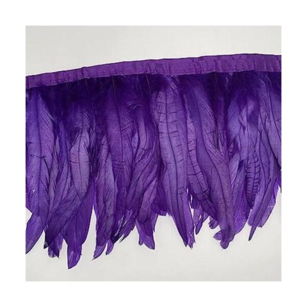 Sowder Rooster Hackle Borde de flecos de plumas de 8 a 10_1
