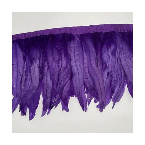 Sowder Rooster Hackle Borde de flecos de plumas de 8 a 10_2
