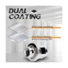 Dynofit Tuercas de rueda de 0.472 in x 1.5 pulgadas 1.46_2