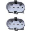 EZFIT 2PCS 2G11 Socket 4 Pin CFL Compact Fluorescente_1