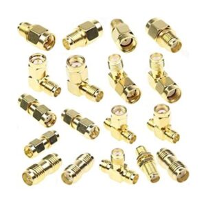 Conector SMA Kits Set 18 en 1 adaptador SMA RP SMA macho y_1