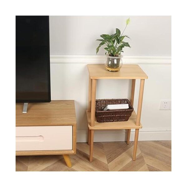 exilot Mesa auxiliar de madera maciza mesa auxiliar de 2_4