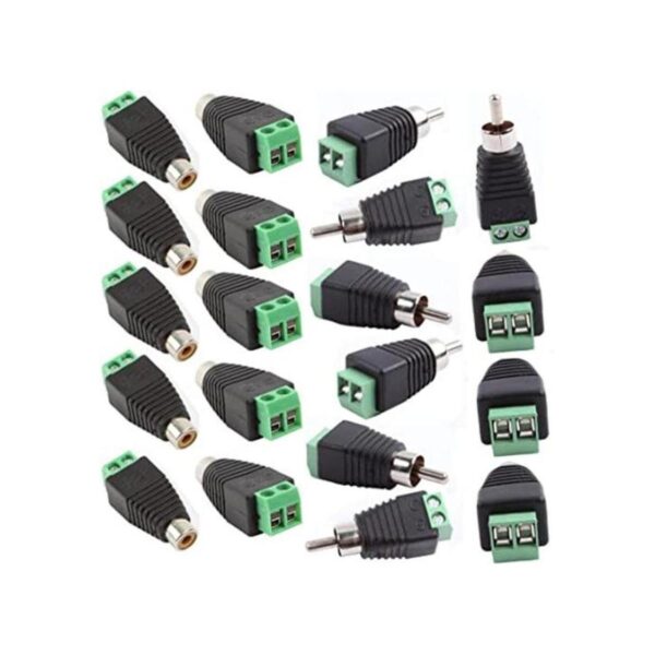 exgoofit Phono RCA Tornillos macho hembra hembra a_1