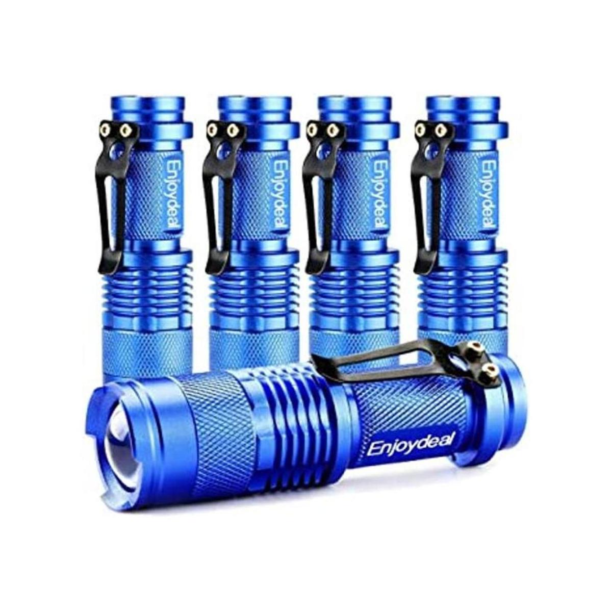 Enjoydeal Mini linternas 5 unidades Ultra brillante 350