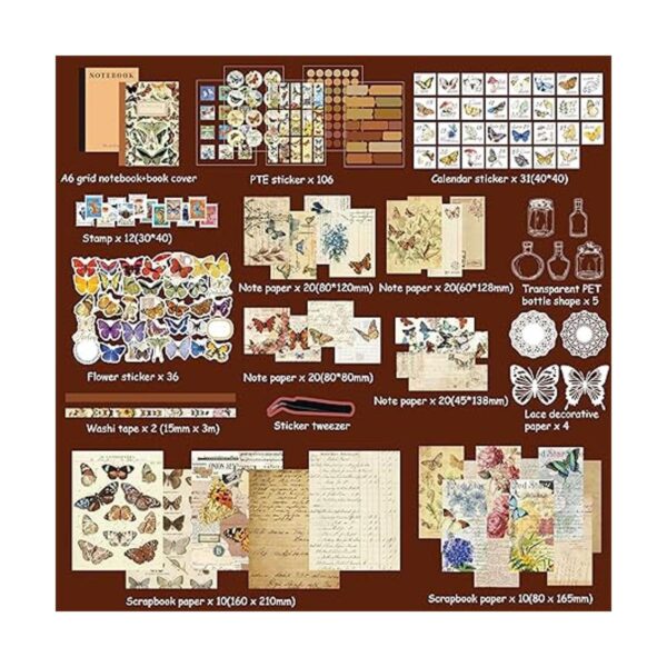 Kit de suministros de álbumes de recortes estéticos_2