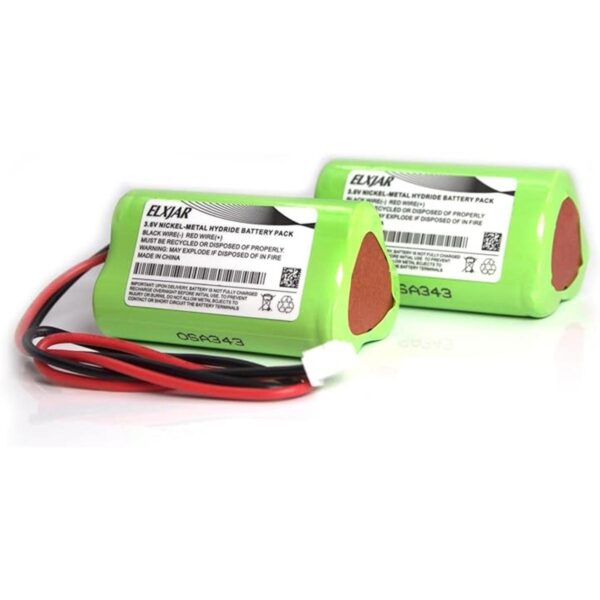 Paquete de 2 baterías AA NiMH de 3.6 V 1800 mAh repuesto_1