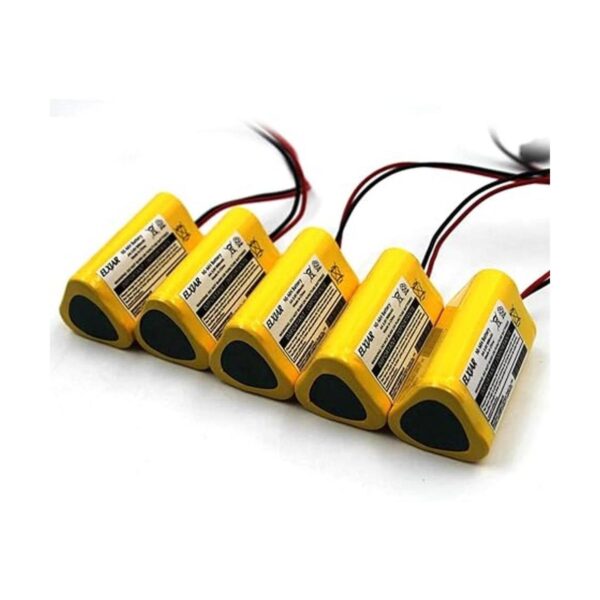 2 unidades 3.6V 900mAh AA ELBB001 NiCad batería_5