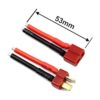 5 pares T Plug Conector hembra y macho Deans con cable de_3