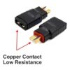 4 piezas macho Deans T Plug a hembra TRX Traxxas Conector_3