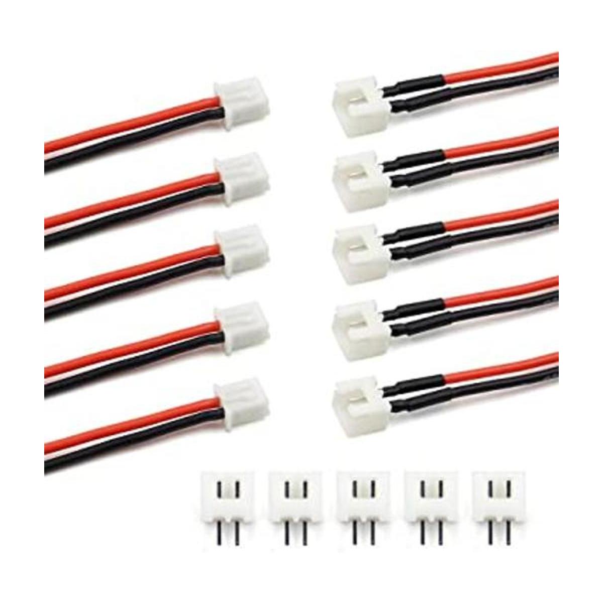 5 pares JSTXH 0.100 in 1S 2 pines enchufe de equilibrio
