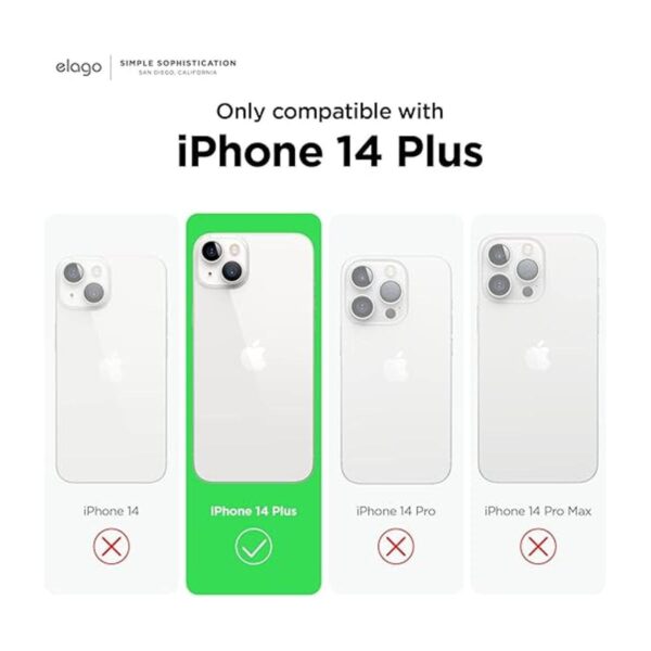elago Compatible con iPhone 14 Plus funda de silicona_2