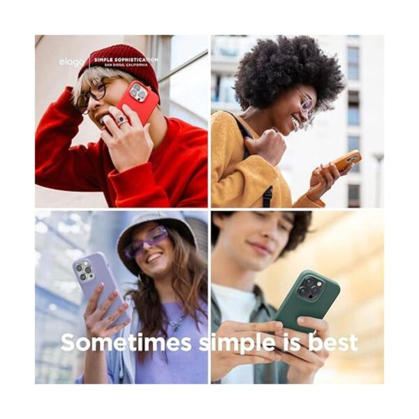 elago Compatible con iPhone 14 Plus funda de silicona_3
