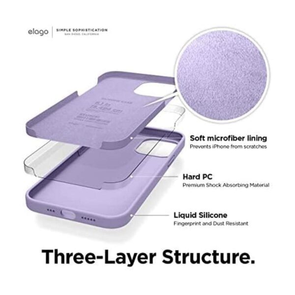 Elago Funda de silicona para celular iPhone 12 iPhone_2