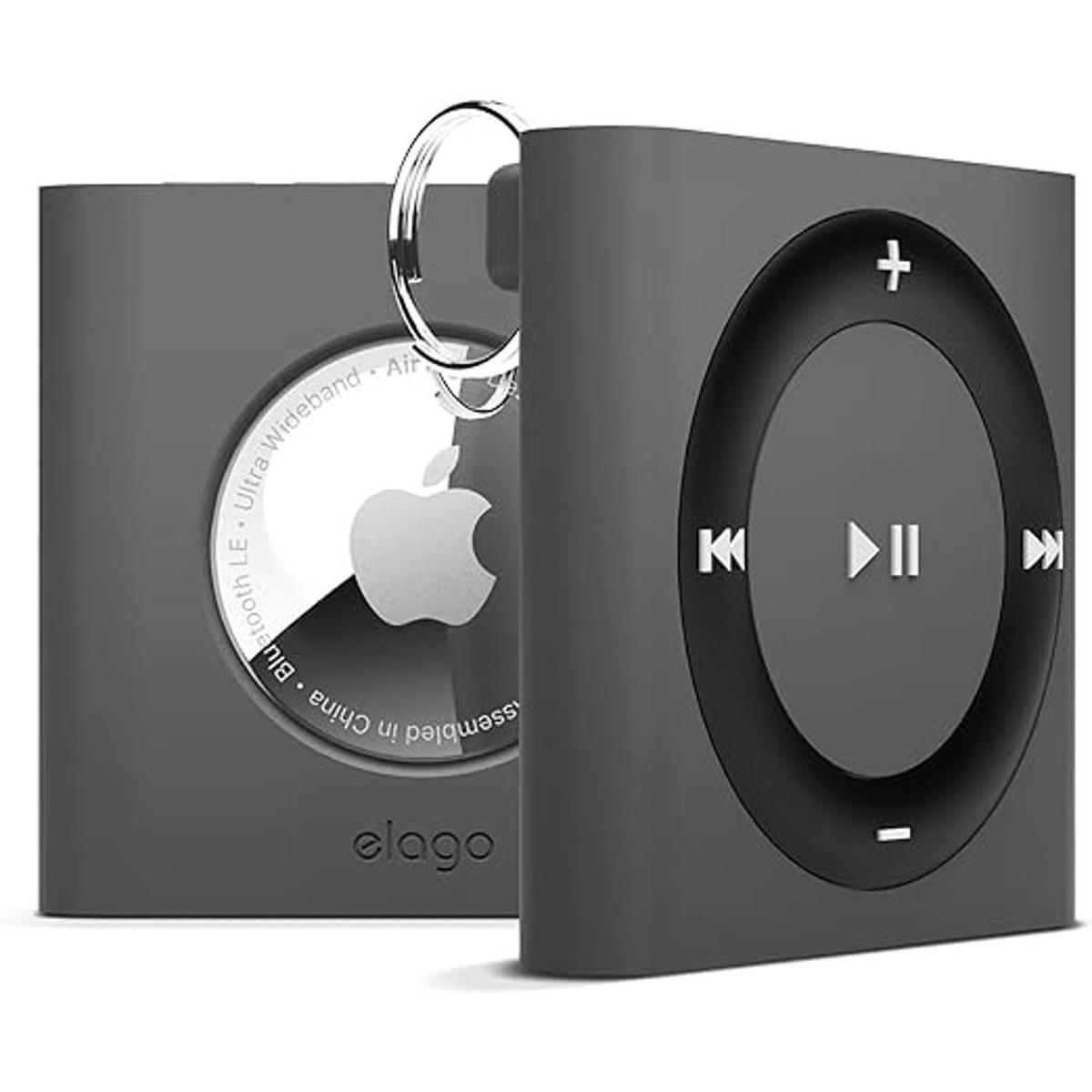 elago Funda Shuffle compatible con Apple AirTags gris